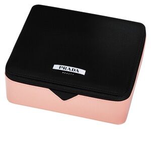 Prada Beauty Paradox Pouch Makeup Box Bag Black Pink New Authentic